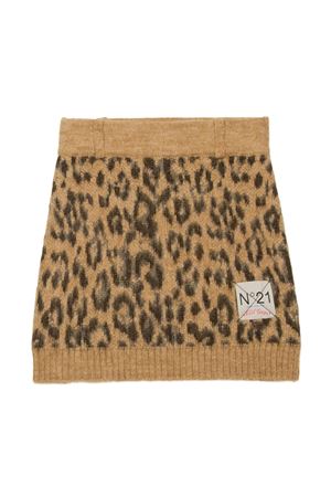 brown acrylic skirt N°21 KIDS | N21994N03680N717